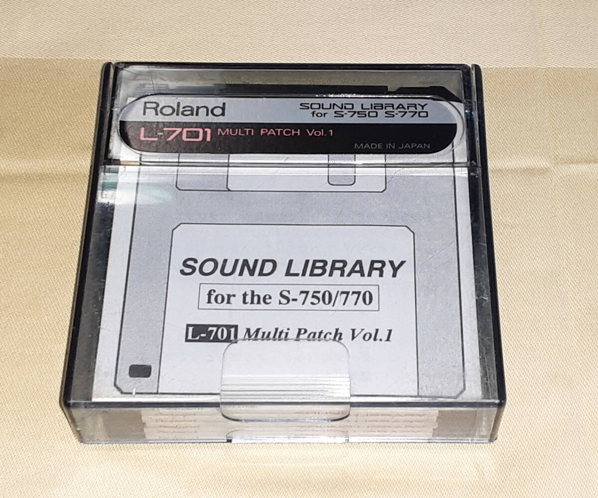 ★ROLAND S-750/S-770 L-701 Multi Patch vol.1 SAMPLER SOUND LIBRARY 5枚セット★OK!!★MADE in JAPAN★