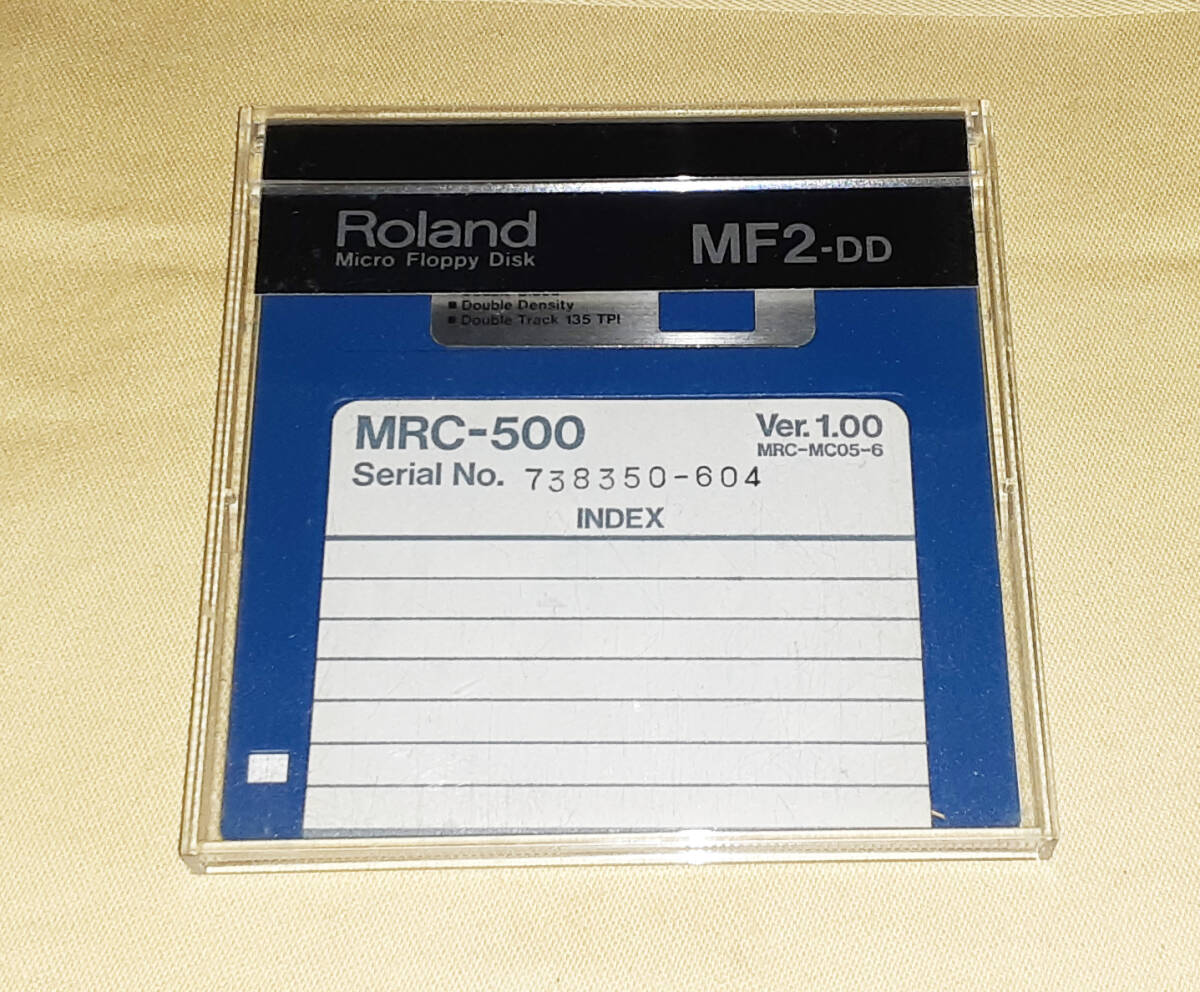 ★ROLAND MC-500 OS ver.1.00 FLOPPY DISK★OK!!★