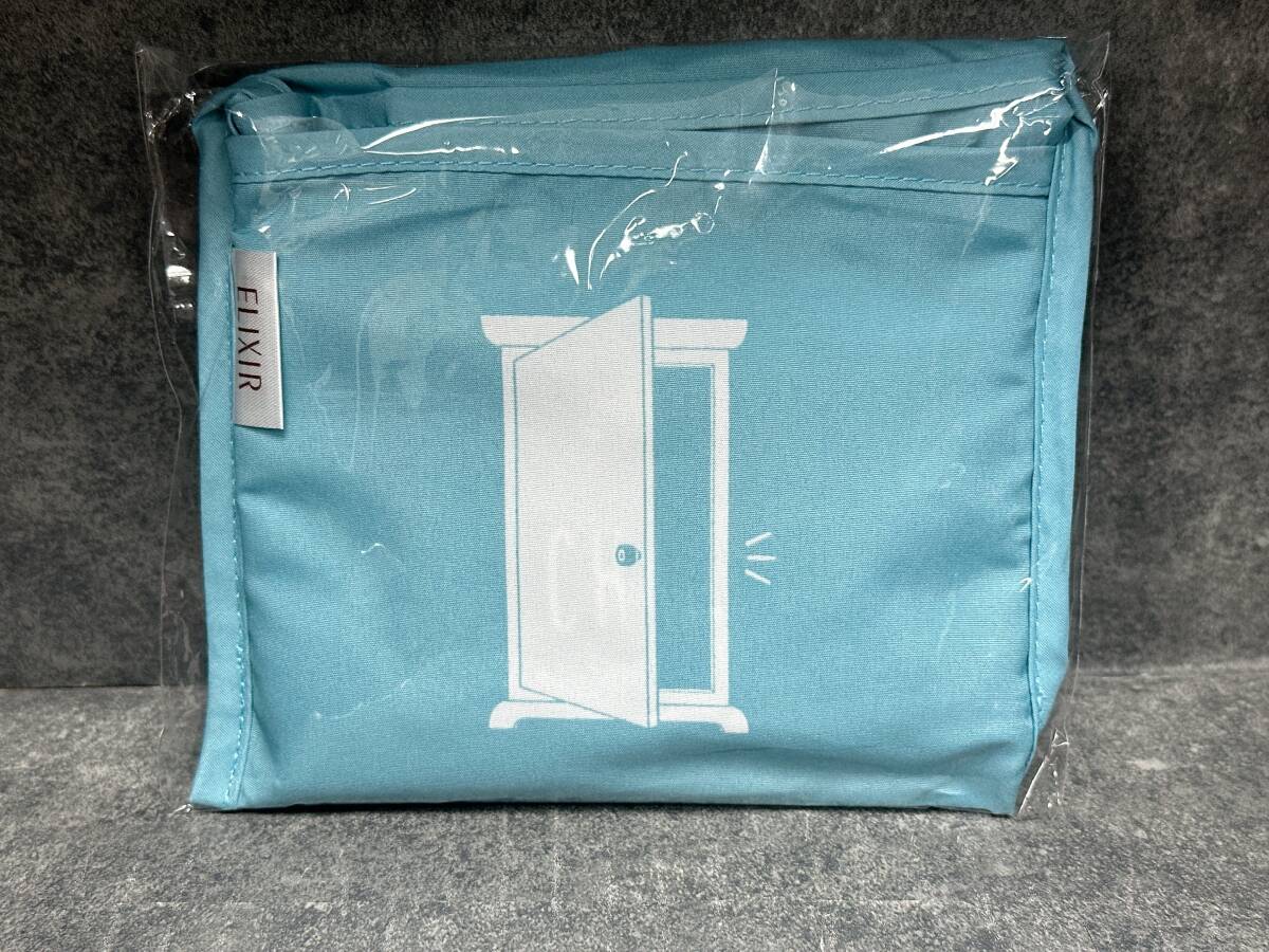 【05】 エリクシール エコバッグ ドラえもん 資生堂 ELIXIR 限定 水色 未使用 送料185円