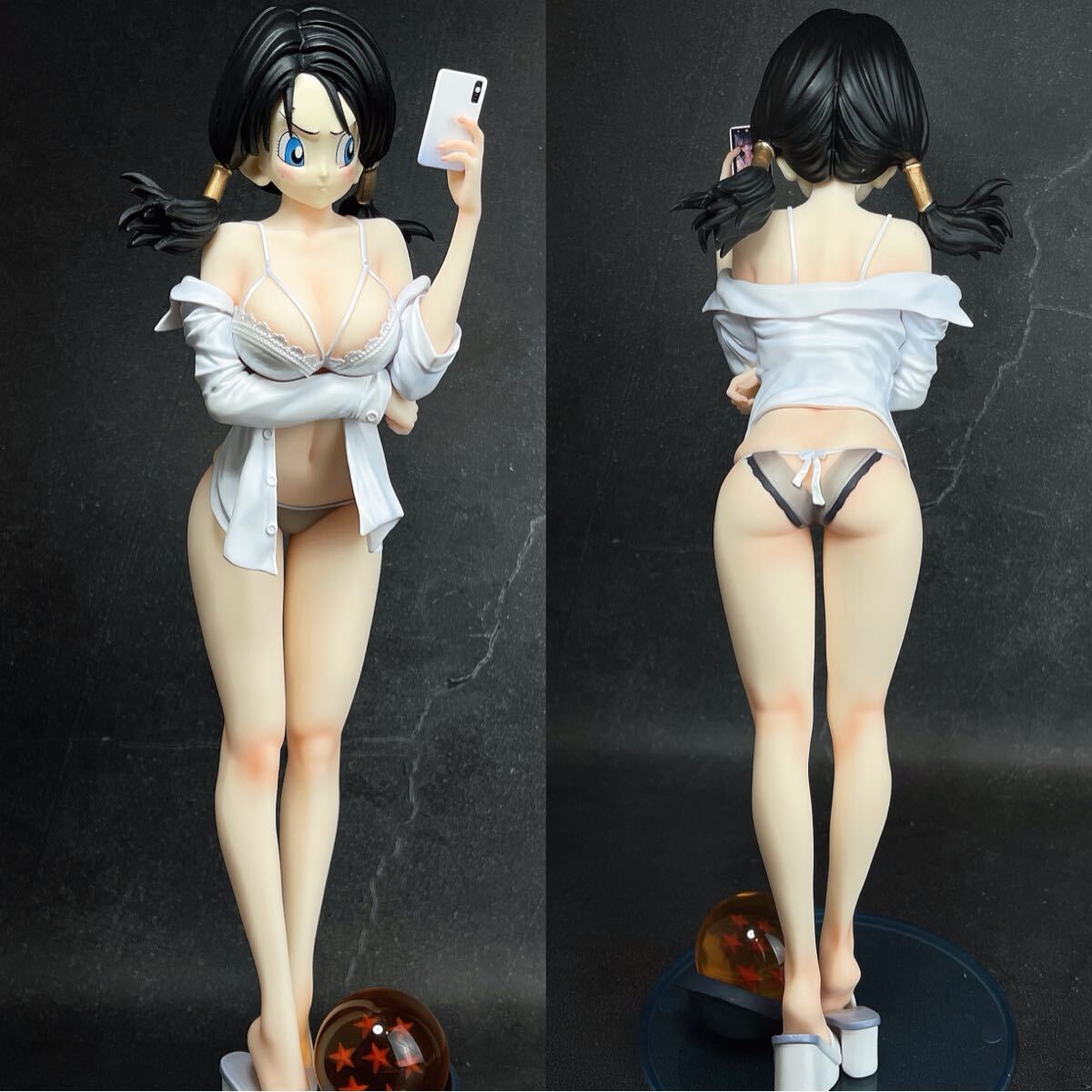 ビーデル ドラゴンボール リペイント フィギュア 高28cm（検：人造人間18号 ブルマ ランチ キャストオフ）Dragon Ball“ランジェリー自撮り