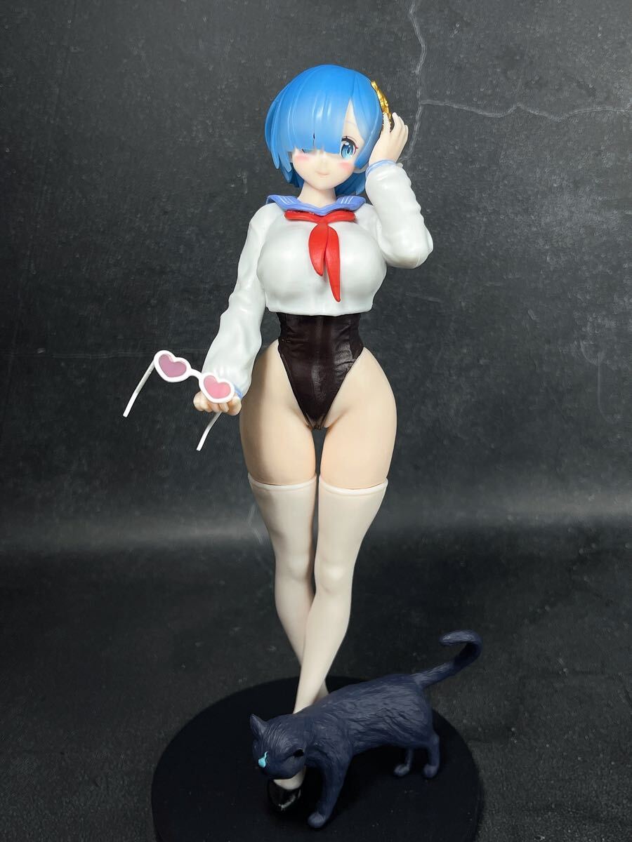 レム Re:ゼロから始める異世界生活 リペイント フィギュア 1/7高：22cm（検：リゼロRe: zero Rem ベアトリス キャストオフ エミリア ラム）