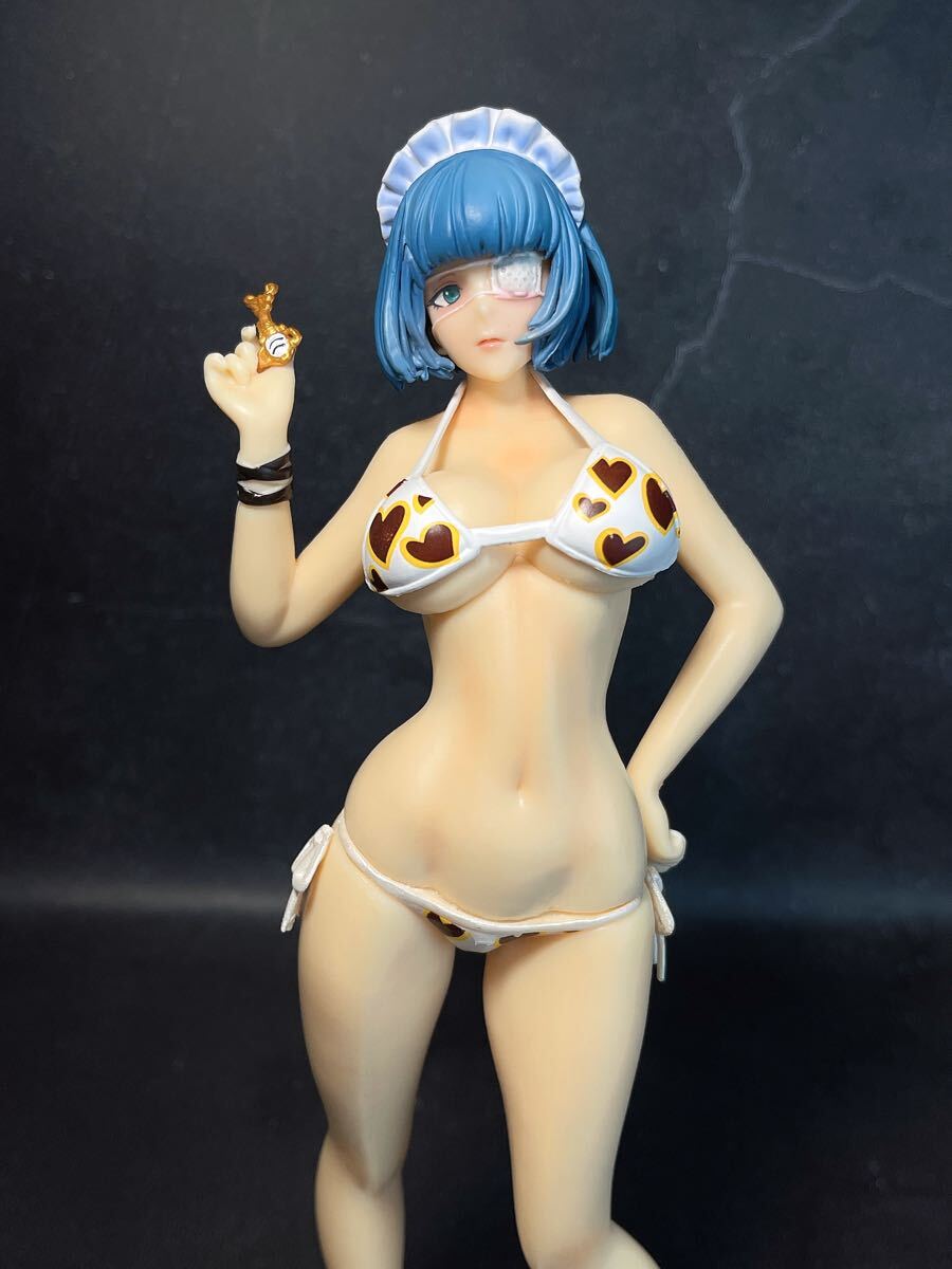 呂蒙子明 一騎当千 リペイント フィギュア 1/6 高：25cm（検：関羽雲長 孫策伯符 趙雲子龍 呂布奉先 夏侯淵妙才）Ikkitousen 水着