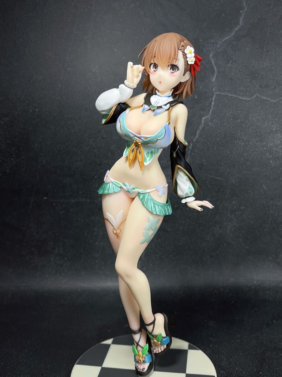 御坂美琴 とある科学の超電磁砲 リペイント フィギュア 1/7 高：23cm（検：食蜂操祈 佐天涙子 白井黒子 キャストオフ）Toaru Railgun