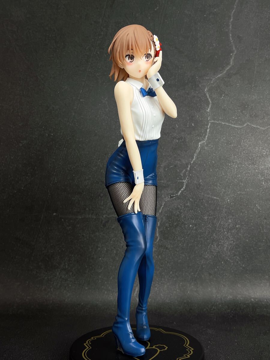 御坂美琴 とある科学の超電磁砲 リペイント フィギュア 1/6 高：25cm（検 食蜂操祈 佐天涙子 白井黒子 キャストオフ）Toaru Railgun バニー