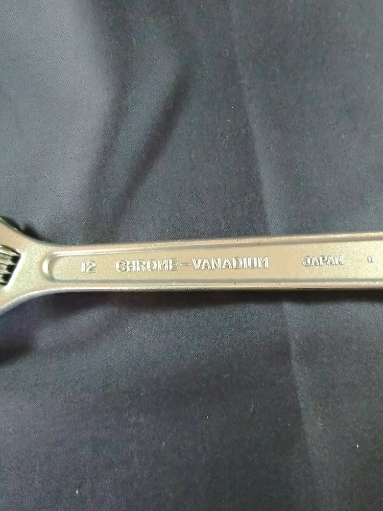 C122【中古】【TONE トネ】モンキーレンチ MW-300 全長304mm 目盛付 強力型 日本製 JIS