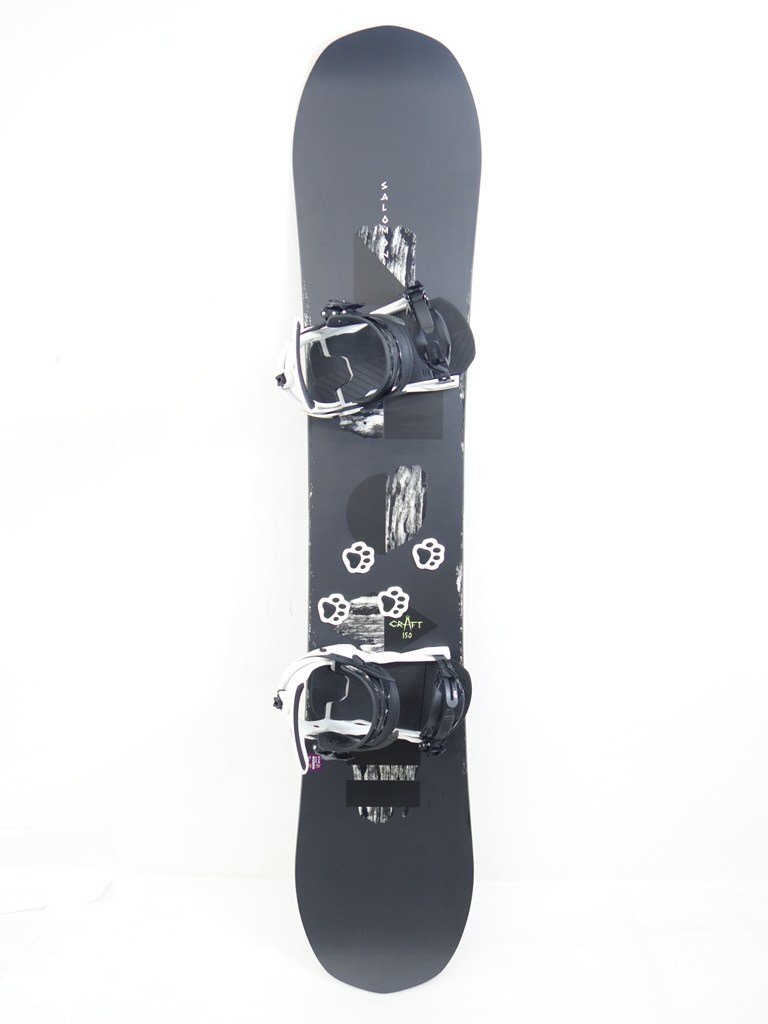 中古 2022-2023年 SALOMON CRAFT 150cm RHYTHM サロモン クラフト リズム ビンディング付きスノーボード 41226-1