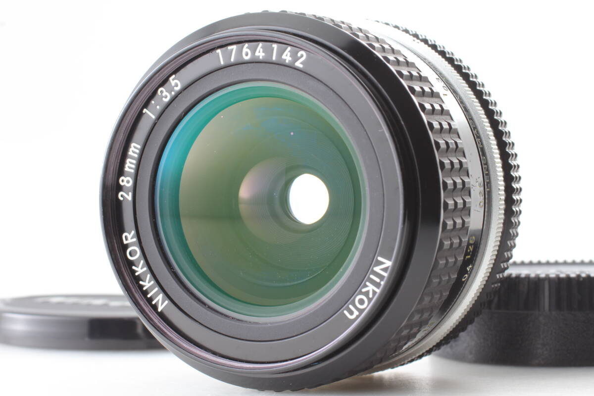 【1円出品 】ニコン Nikon Ai Nikkor 28mm f/3.5 マニュアル レンズ ★動作確認済 ★ 957