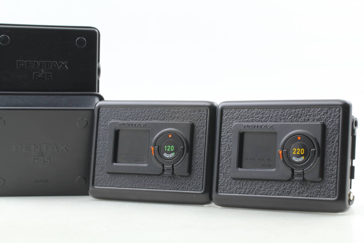 【1円出品 】ペンタックス PENTAX 645 120 & 220 中判 カメラ フィルムバック ホルダー ★動作確認済 ★ 967