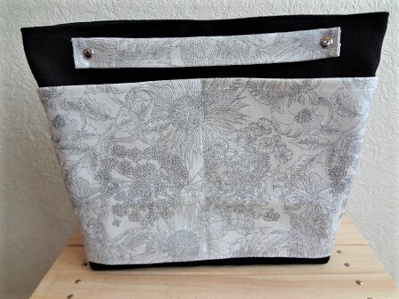 *ハンドメイド*帆布*リバティ*Swim Dunclare/アイボリー*スイムダンクレア*バッグインバッグ*