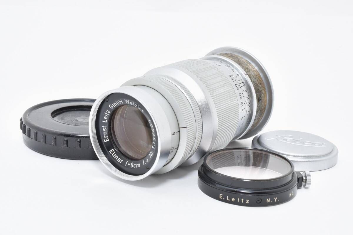 【簡易確認済】Leica ライカ Ernst Leitz GmbH Wetzlar Elmar 1:4 f=9cm 90mm 2794876