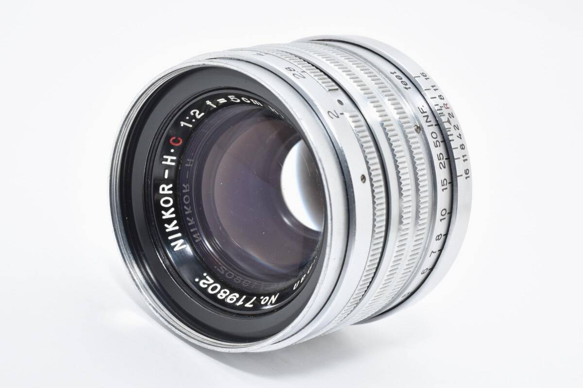 【簡易確認済】Nippon kogaku NIKKOR-HC 1:2 f=5cm ニッコール マニュアルレンズ 日本光学 2794880