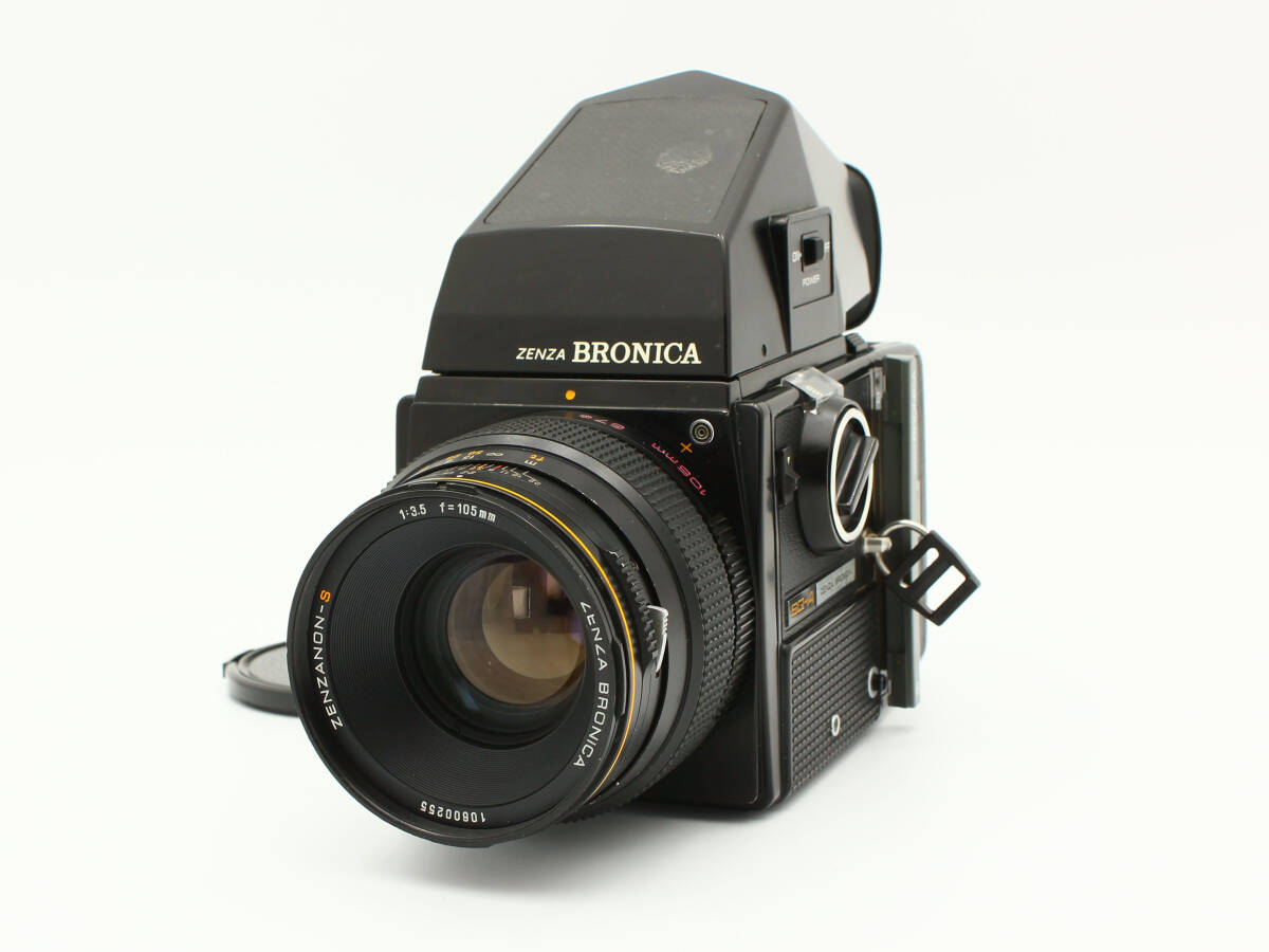 【動作品】ZENZA BRONICA ゼンザブロニカ SQ-A ZENZANON S 105mm f3.5 レンズ 中判カメラ フィルムカメラ 106-20