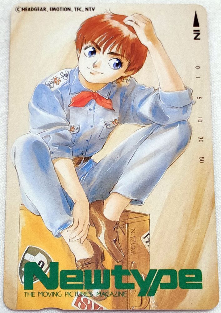 テレカ　Newtype　機動警察パトレイバー 泉野明　ニュータイプ　PATLABOR　テレホンカード　50度数　角川書店