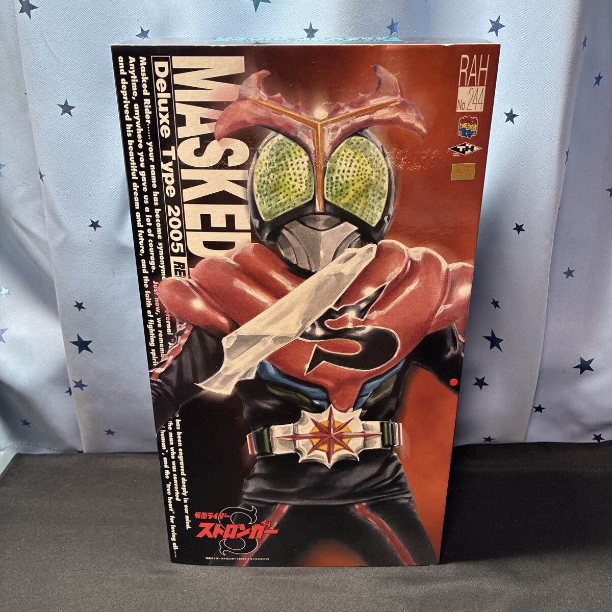 ioooo メディコムトイ リアルアクションヒーローズ RAH No.244 仮面ライダーストロンガー DXタイプ 2005デラックスタイプ