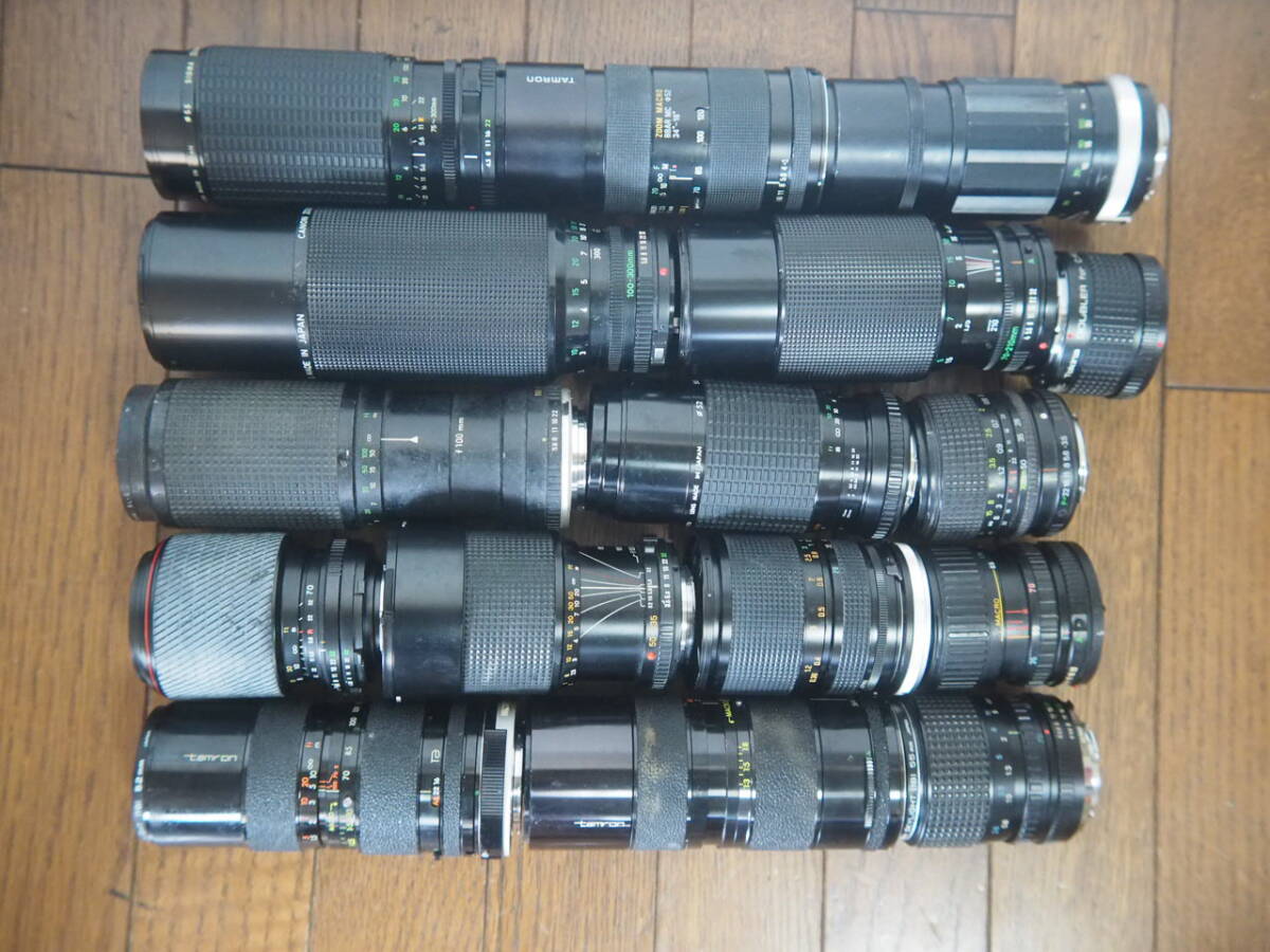 Ｂ） ジャンク　ＭＦレンズ　多数まとめて