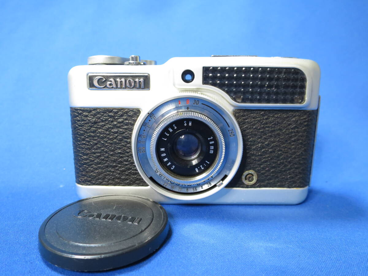 キャノン デミ キャノンレンズ SH28mm F2.8 ハーフカメラ 送料無料!! CANON Demi