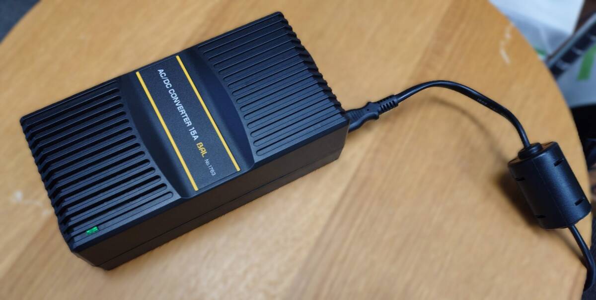 BAL (大橋産業) AC/DC コンバーター 15A (AC100VからDC12V/DC5Vに変換) 1763
