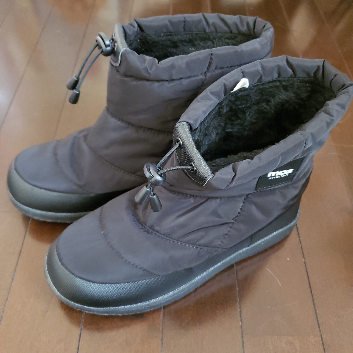 26センチ　moz(モズ) メンズ 95022701強撥水 防水 防滑 防寒 暖かい スノーブーツ レイン 雨 雪 軽い メンズ26cm　中古