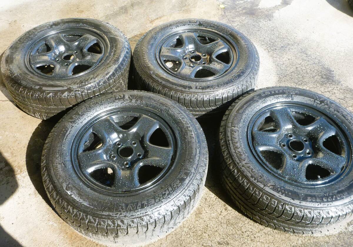 ◆トヨタ　純正　スチール　ホイール　RAV4　ACA20W 16X6.5j　114.3-5h　ラブ4　スタッドレス　215/70R16　ミシュラン　Xアイス　4本　