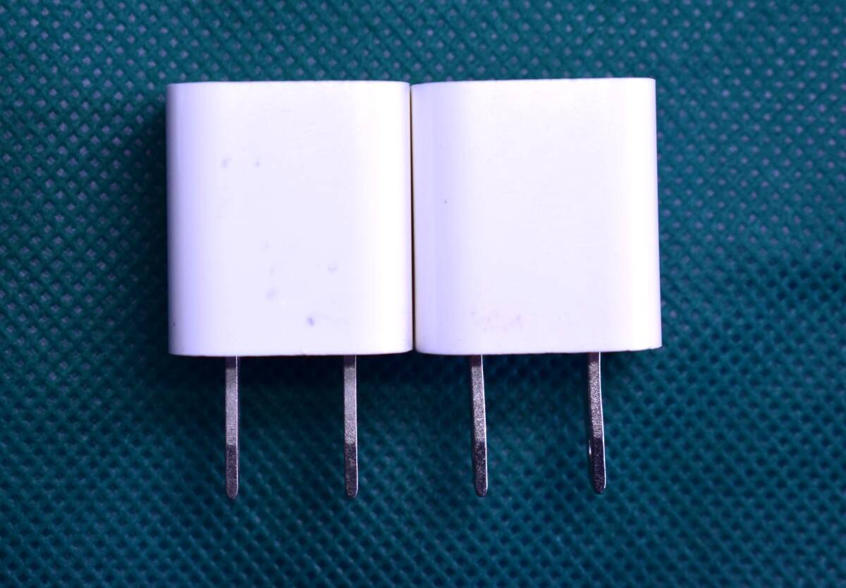 Apple 純正 A1265 iPhone 小型軽量電源アダプタ ２個組