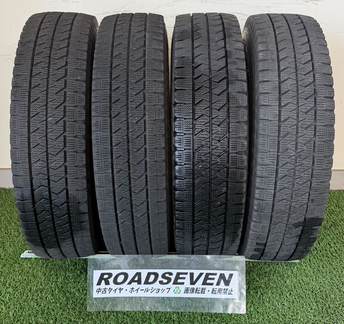 ◆205/85R16 117/115N LT 4本Set BRIDGESTONE BLIZZAK W989 2024年製 溝約8.6mm~9.1mm程度 冬用 中古 ◆送料無料/一部地域を除く 