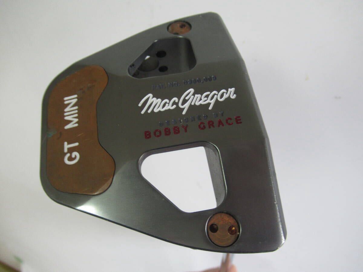 ★MacGregor マグレガー BOBBY GRACE GT MINI パター 34インチ 純正スチールシャフト L964　★レア★激安★中古★　★