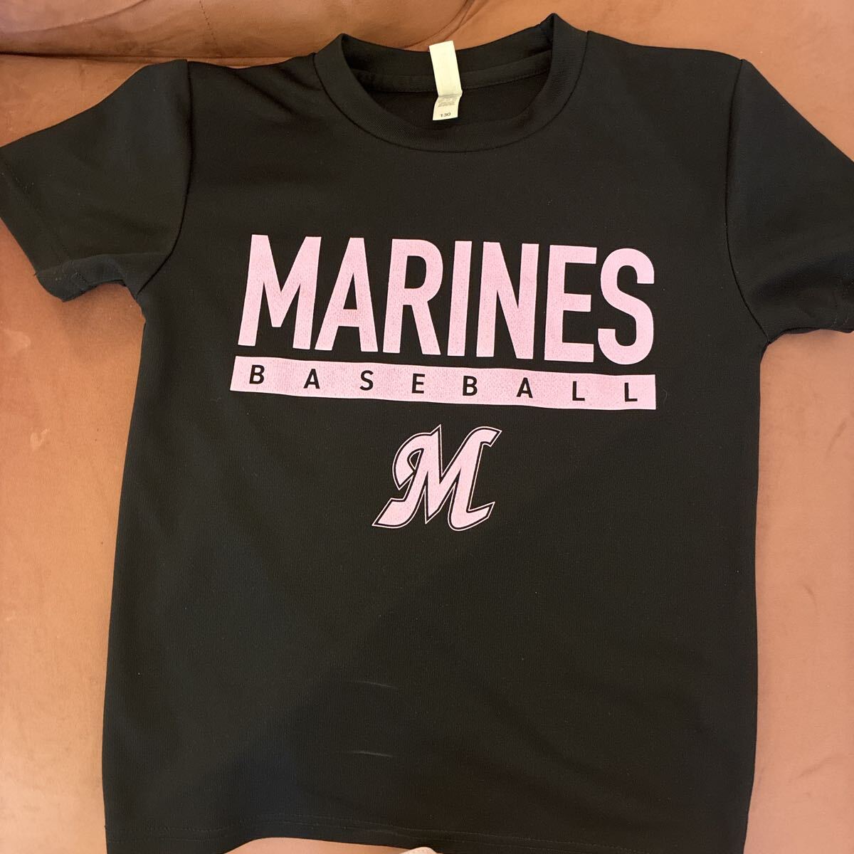 【超美品】130サイズ 千葉ロッテマリーンズ Tシャツ ユニフォーム プロ野球　キッズ　応援グッズ