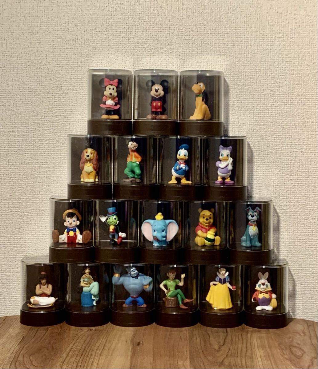 ディズニー キャラクターズプラン フィギュア 18体セット ケース付 ミッキー ミニー プー 他 まとめ売り