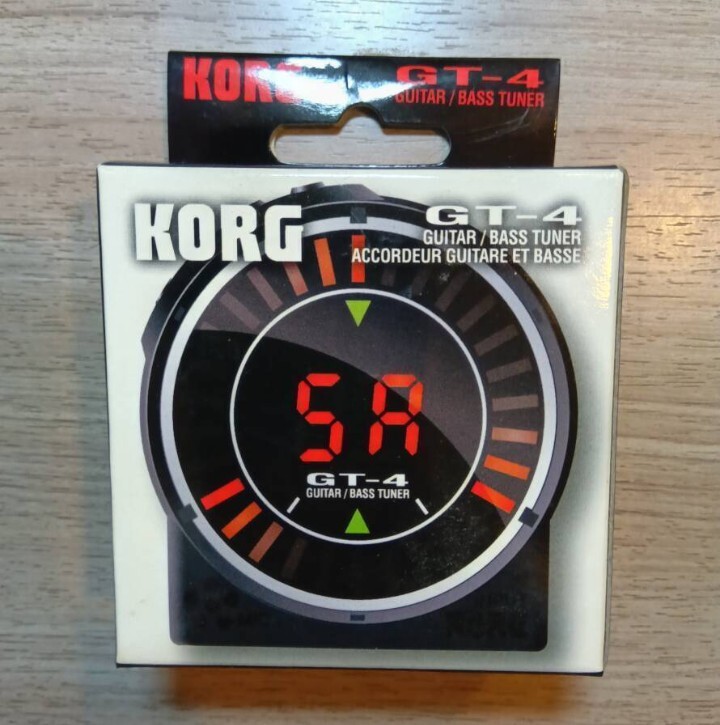 【未使用】 KORG GUITER/BASS Tuner GT-4 【未使用品】 ギター＆ベース チューナー