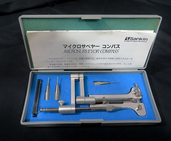 SANKIN 三金工業 マイクロサベヤー コンパス MICRO SURVEYOR COMPASS 歯科技工 (751)