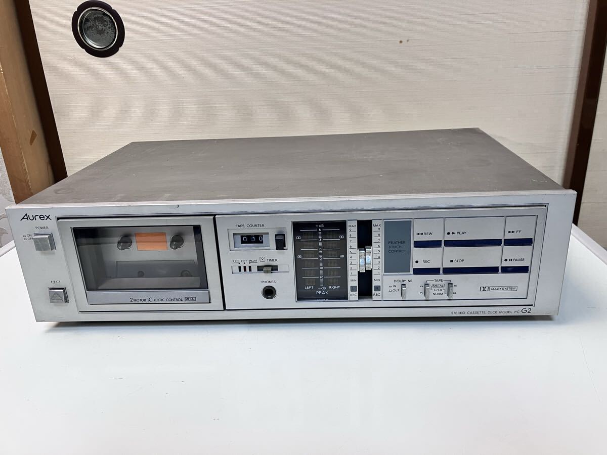 AUrex オーレックス PC-G2 ステレオカセットデッキ