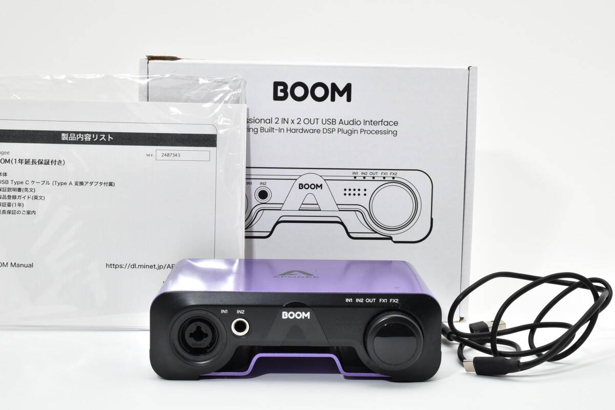 動作確認済 POGEE BOOM オーディオインターフェイス アポジー オーディオ機器 0278