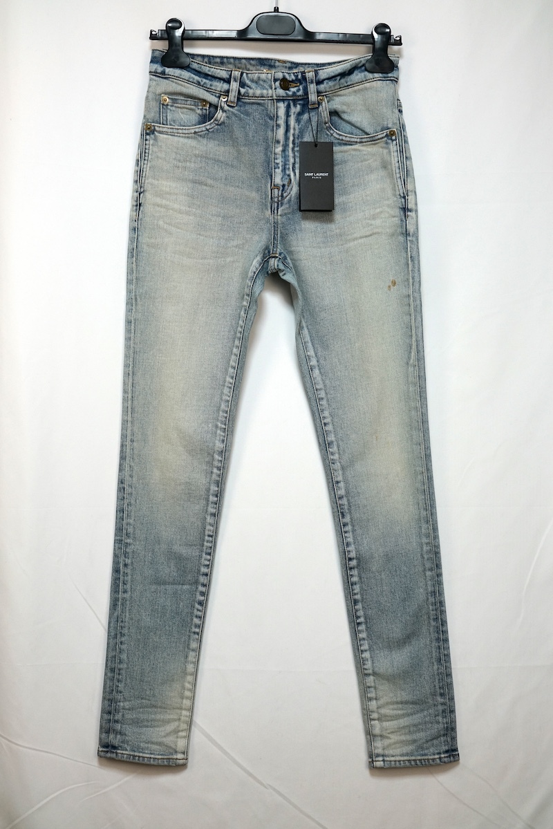 SAINT LAURENT PARIS サンローラン パリ スキニー デニム パンツ ストレッチ 28サイズ D06 W/SK-MW 527379 YO507 4741