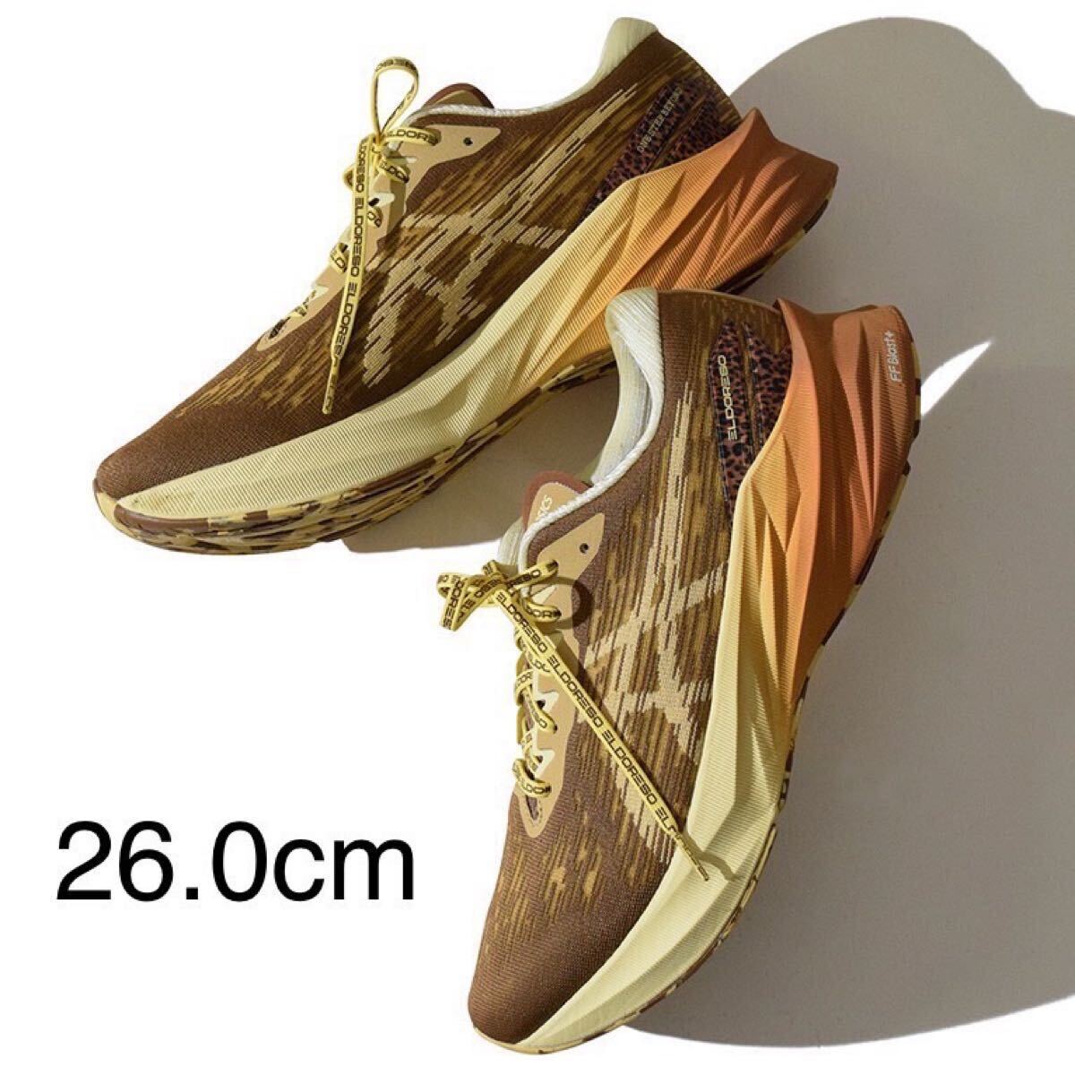 asics アシックス ELDORESO エルドレッソ novablast 3 ノヴァブラスト 3 26cm コラボ