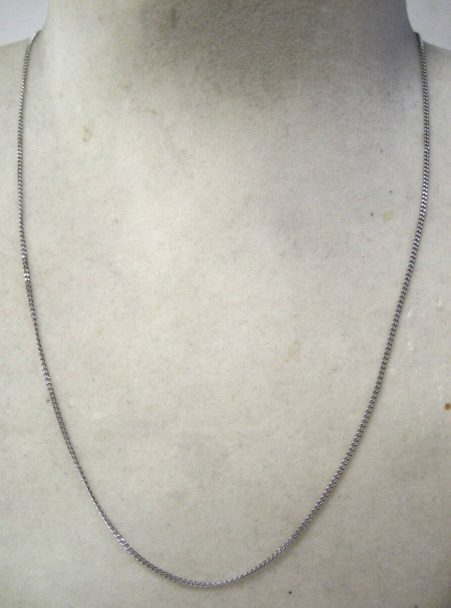 【東京 谷中 質屋おぢさん】美品 Pt850 プラチナ 喜平 ネックレス 42cm y