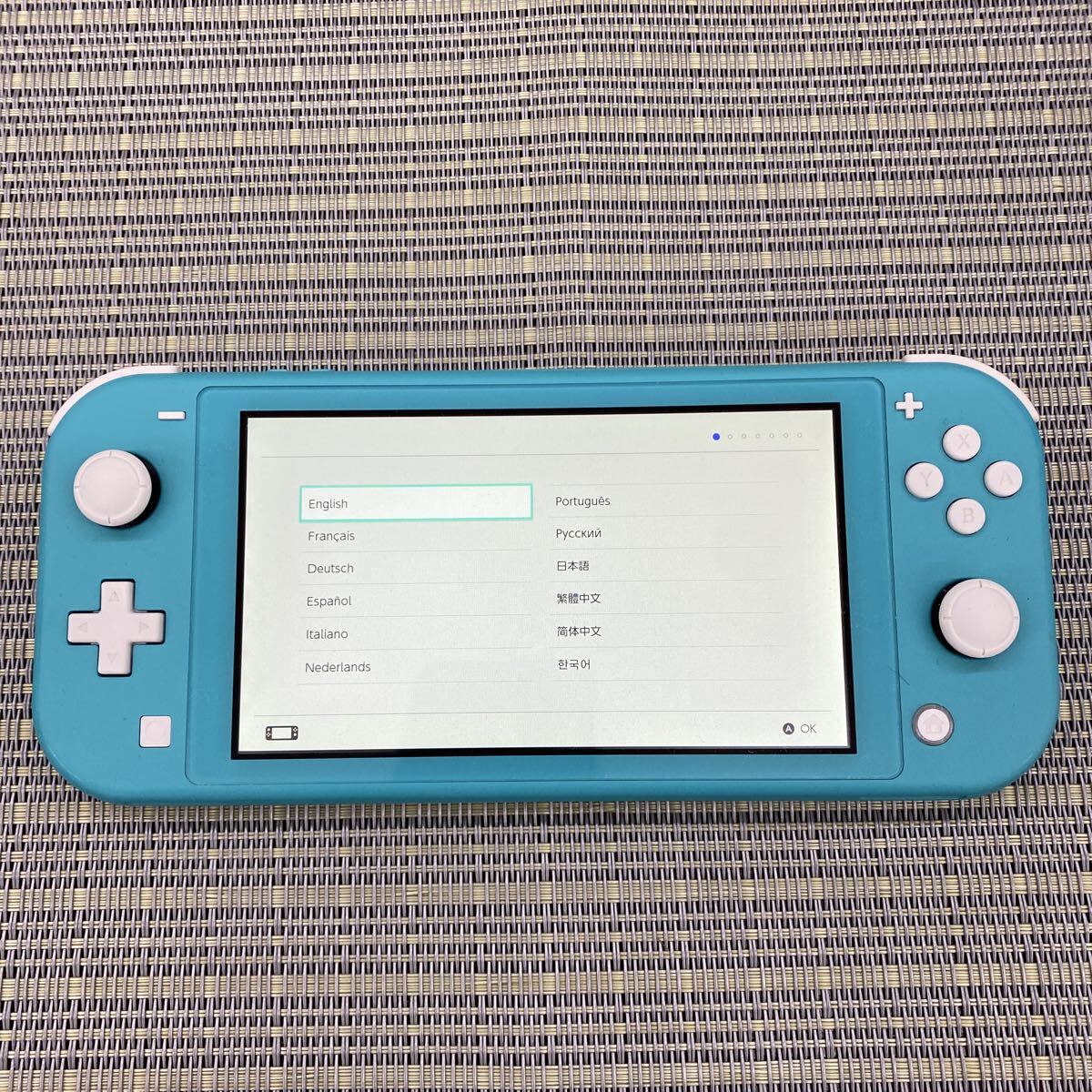 Nintendo Switch Lite スイッチライト ターコイズ 初期化済み ニンテンドースイッチライト