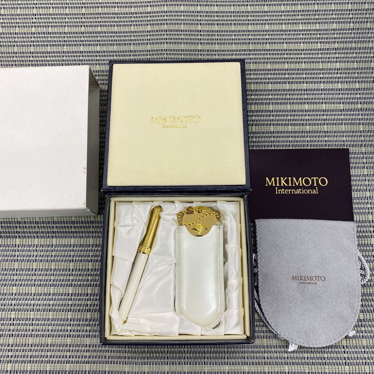 新品 MIKIMOTO リップブラシ ミラー セット ミキモト