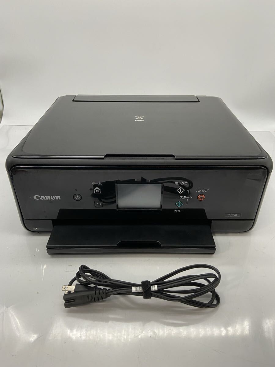E【500円スタート】 Canon PIXUS インクジェットプリンター 複合機 TS6130 キャノン インクジェットプリンタ プリンター BK ブラック