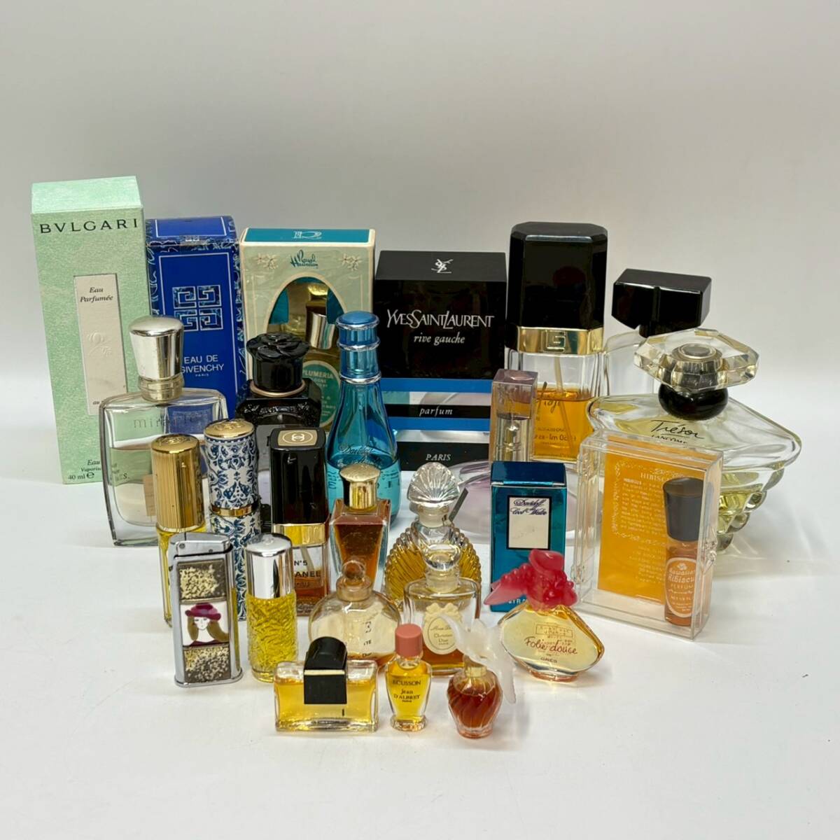 ■ 1円〜【まとめ売り】 香水 26点 まとめ CHANEL YSL BVLGARI GIVENCHY Christian Dior 等 オードトワレ フレグランス 箱付きあり K163562
