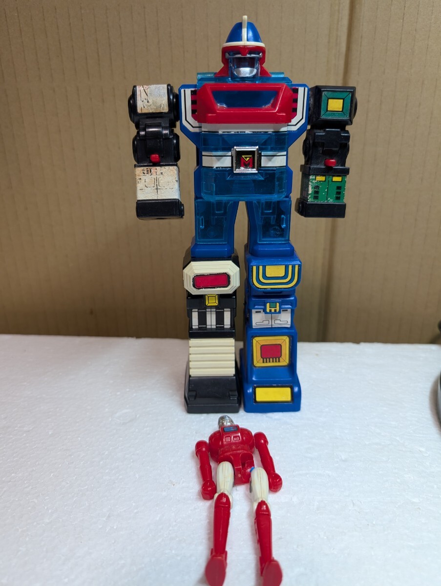 昭和当時物 BANDAI ポピー POPY バンダイ 六神合体ゴッドマーズ ゴッドマーズ プラデラ ガイヤー 現状品 MADEINJAPAN 日本製