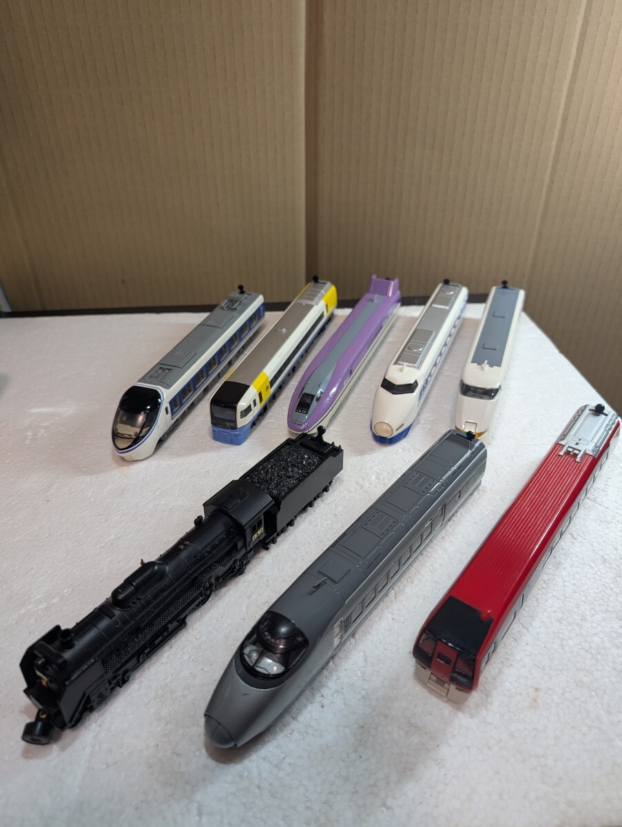 絶版 鉄道模型 BANDAI ビートレイン バンダイ1993年 磁石連結可 MADEINJAPAN 8両 成田エキスプレス 100系 ひかり 300系 のぞみ 371系 房総