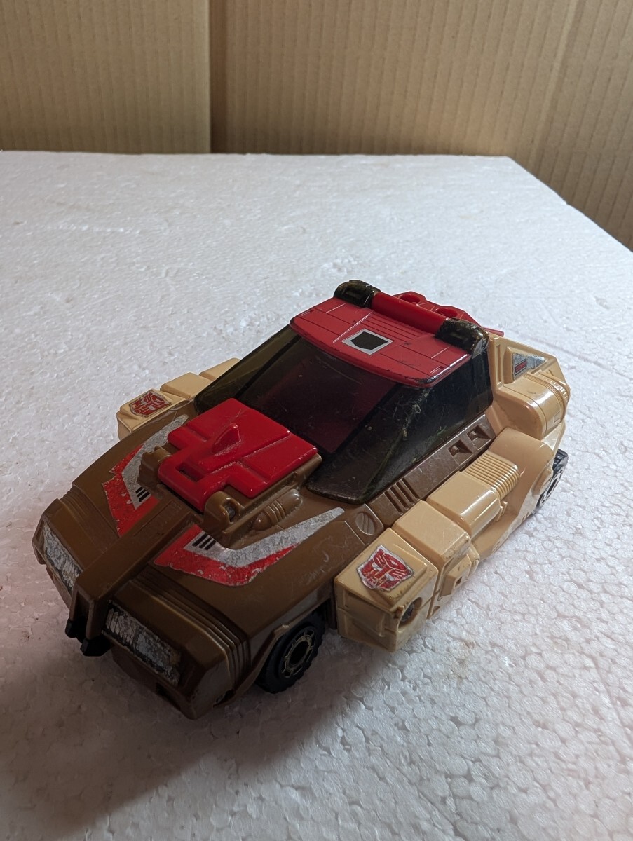 1986年 当時物 TAKARA タカラ トランスフォーマー TRANCEFORMER クロームドーム ヘッドマスターズ 攻撃指揮官 C-101 ヘッドマスター 現状品