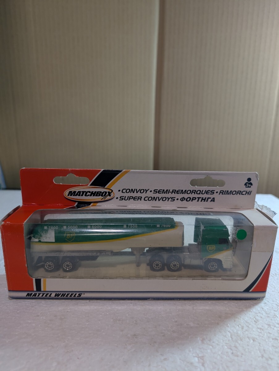 2000年 絶版ミニカー MATCHBOX マッチボックス MBX CONVOY SEMI TRAILER BP British Petroleum タンクローリー TANK 1/87 コンボイ 