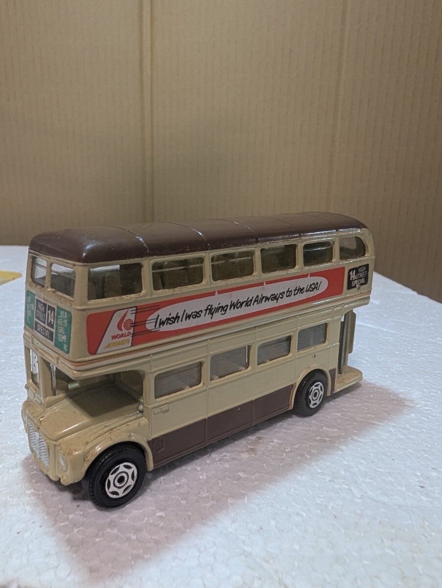 1983年 CORGI コーギー 469 ロンドン ルートマスター 二階建てバス イギリス製 LONDON TRANSPORT ROUTEMASTER MADE IN GT BRITAIN 