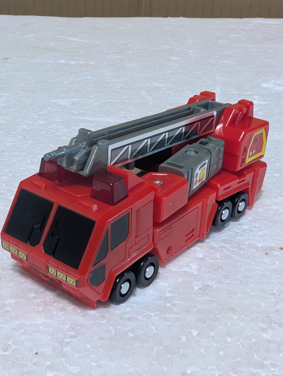  1993年 当時物 BANDAI バンダイ マシンロボ CGロボ CG-02 ファイヤーCG バンダイ 1993年 MACHINEROBO GOBOTS 消防車 FIREROBOT