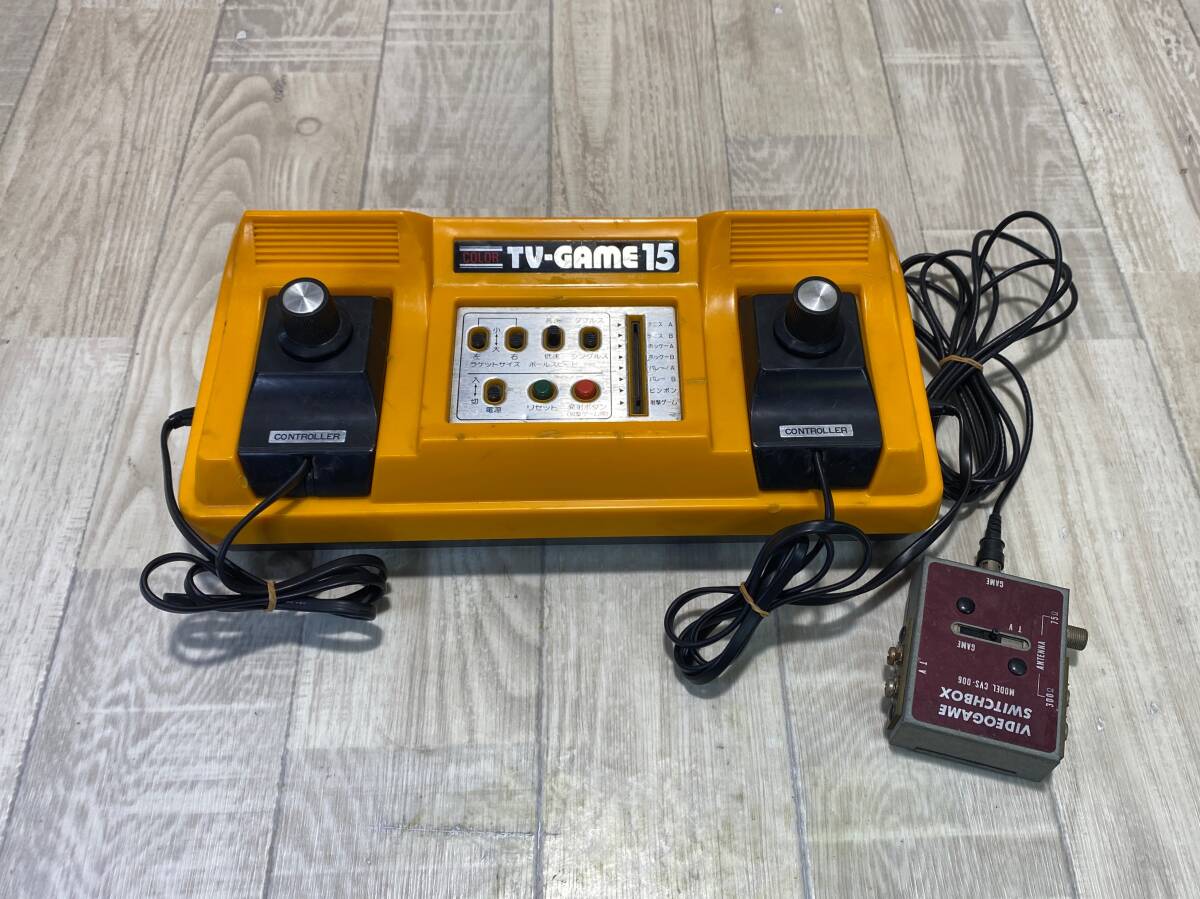【☆】 Nintendo ゲーム レトロ カラー テレビ 15　CTG-15S 【 未確認/現状品 】 （PN6C-91）