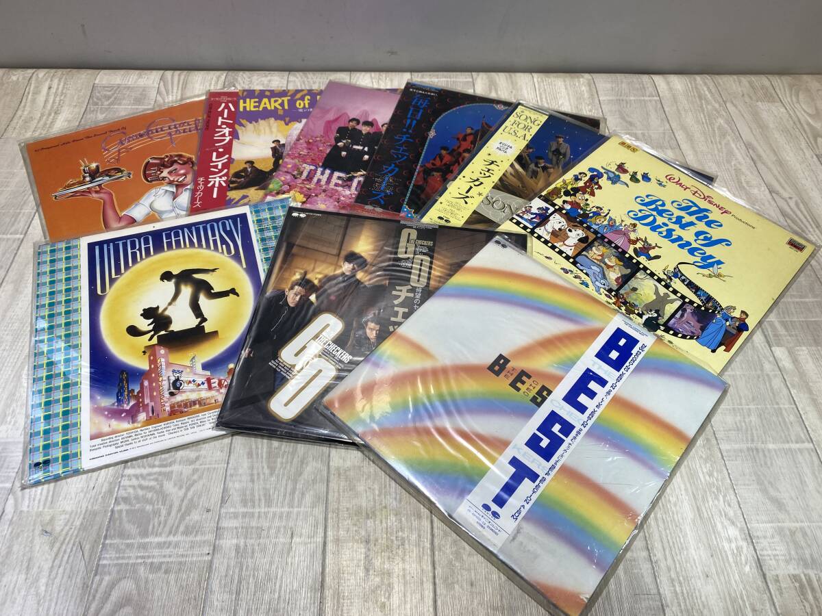 【☆】 レコード レトロ 昭和 まとめ チェッカーズ　型番不明 【 未確認/ 現状品 】 （PN6C-89）