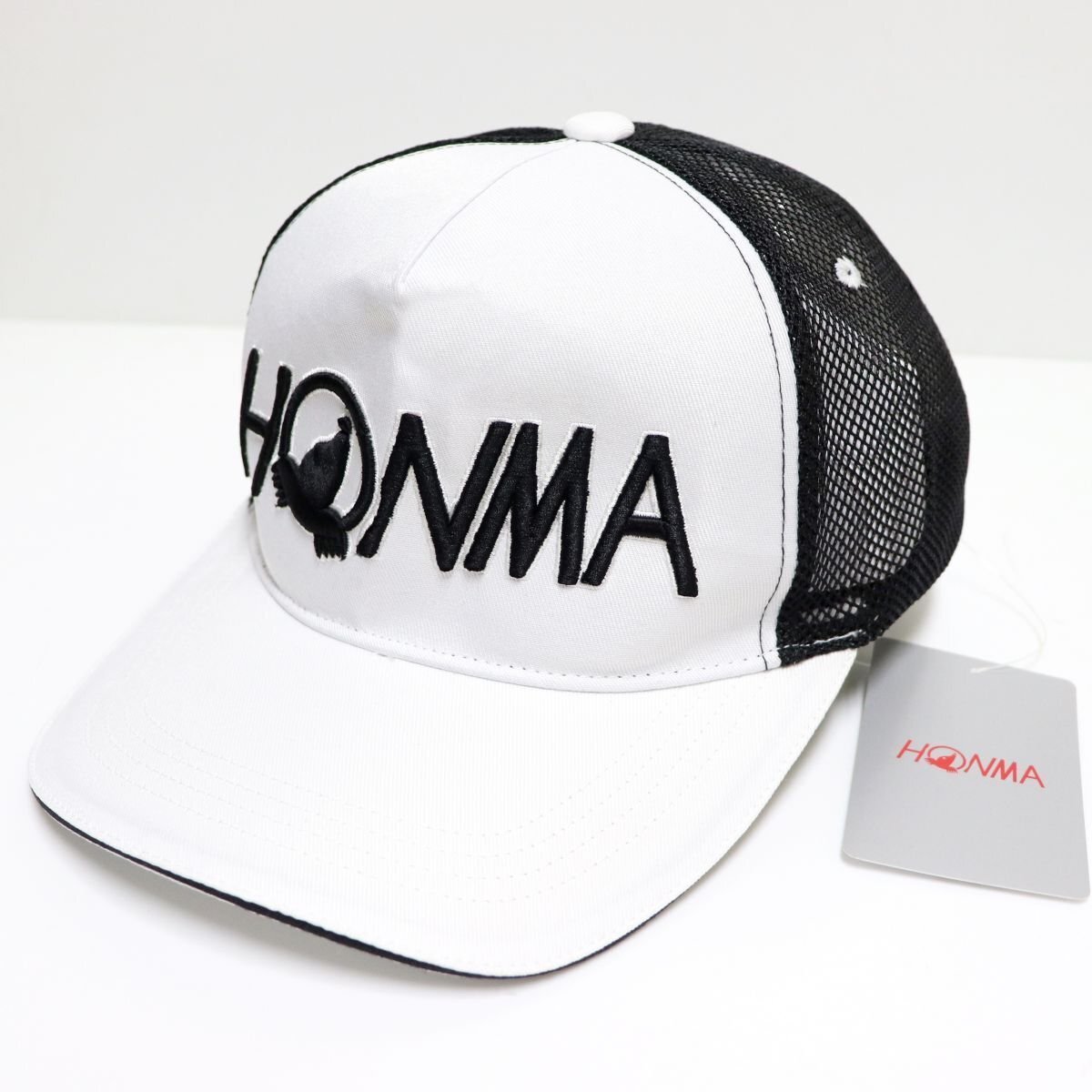 ★本間 ゴルフ HONMA GOLF 新品 メンズ スナップバック メッシュ キャップ 帽子 CAP ぼうし 57-59cm [0613176017001N] 一 七★QWER★