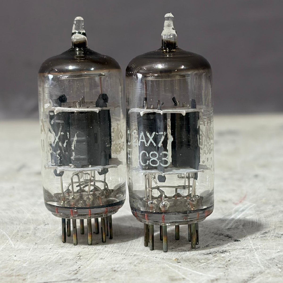 【G】 GE 12AX7 真空管 ２本 194549