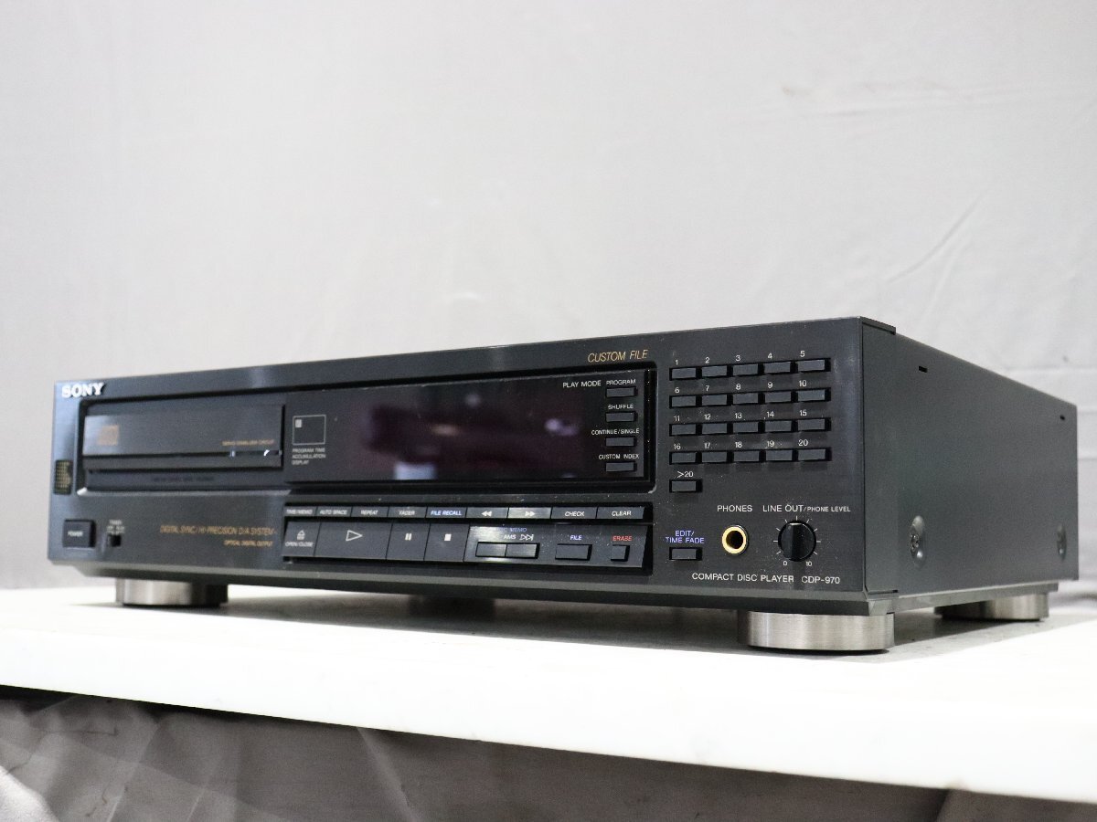 【J】 SONY CDP-970 CDプレーヤー ソニー 3253669